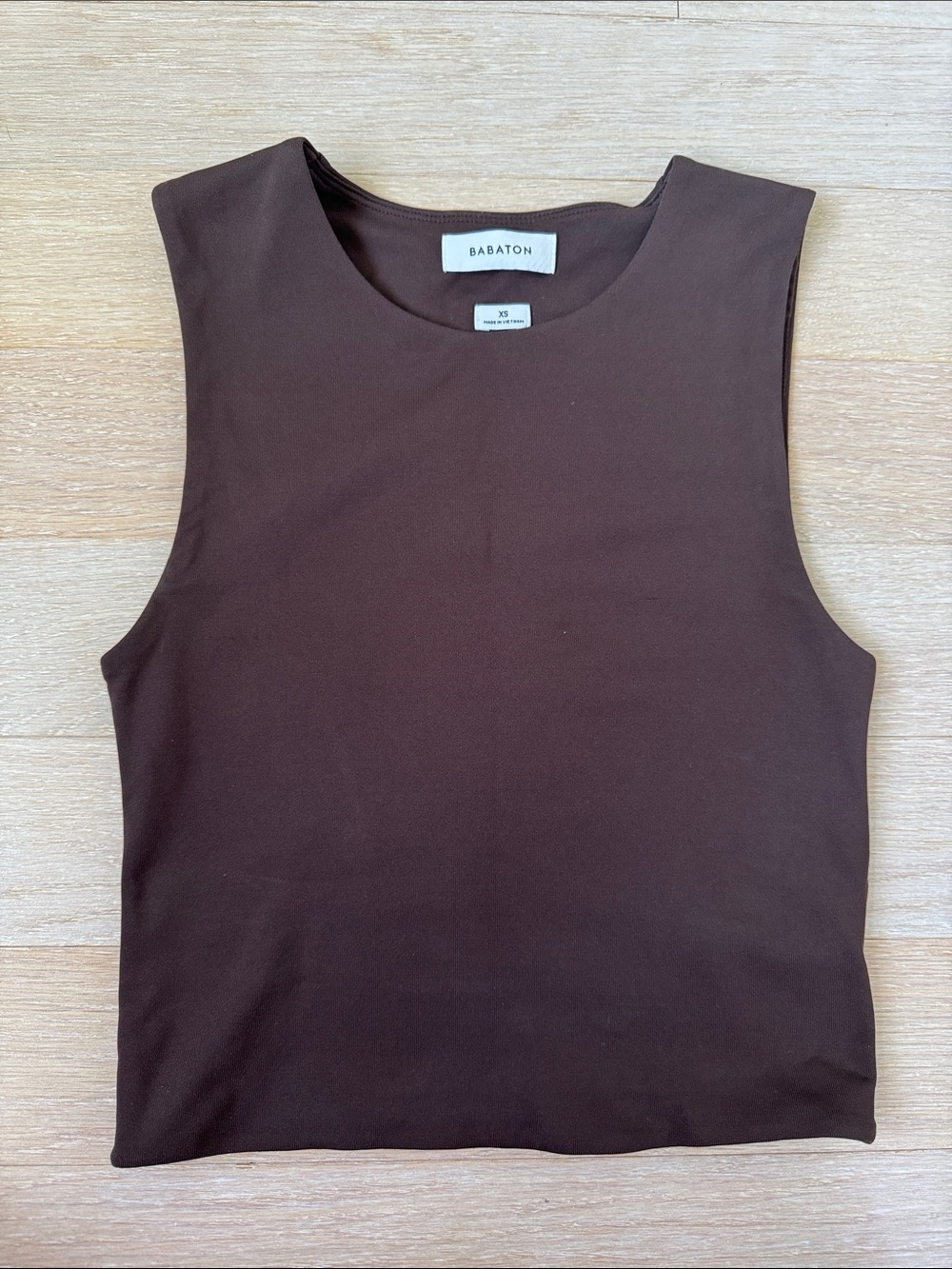 Aritzia Babaton Brown Halter Tank XS